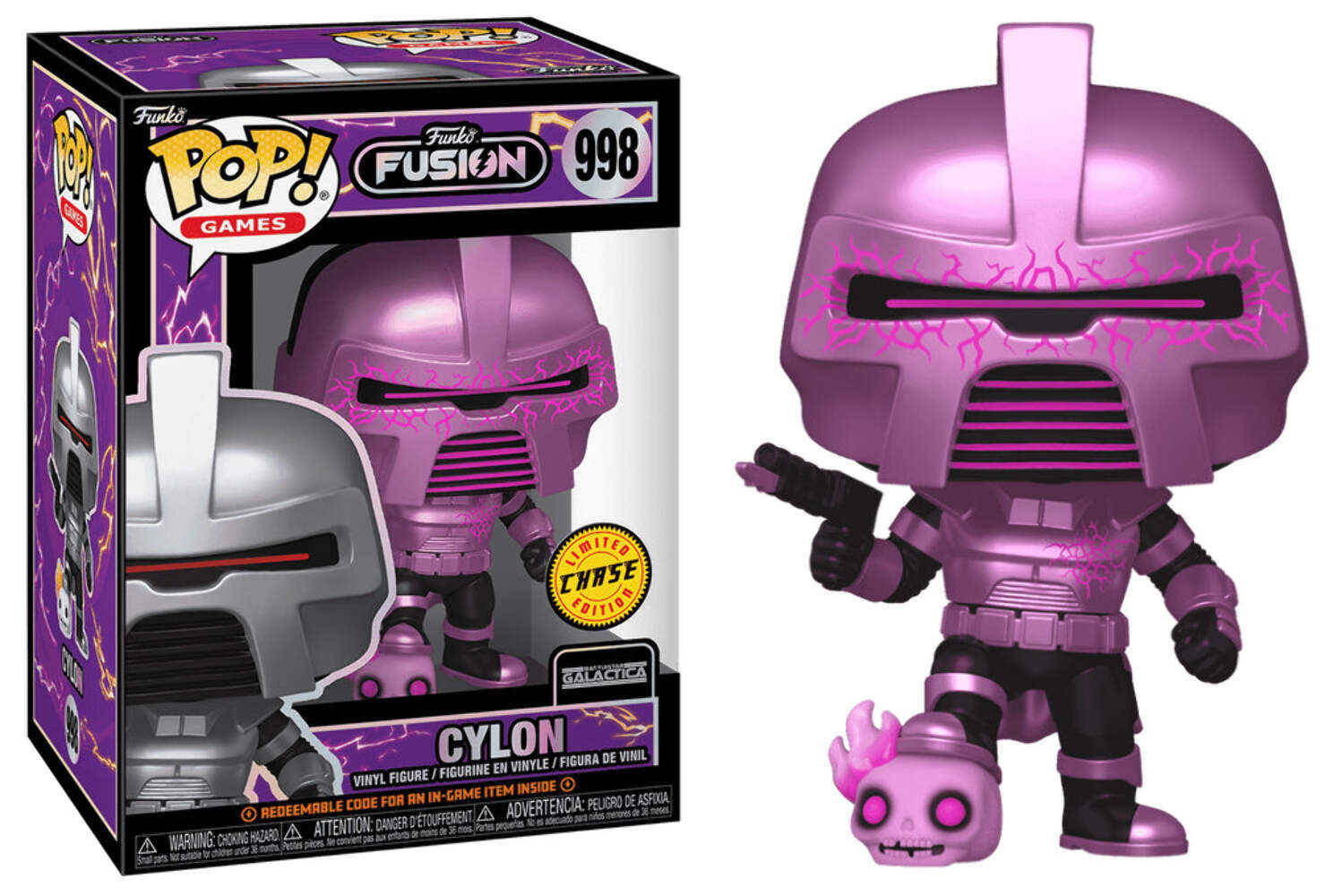 Funko POP! Games: Funko Fusion - Cylon (CHASE)(Damaged Box) #998
