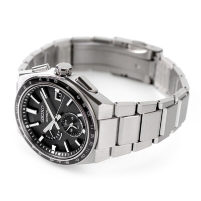 Seiko Astron SBXY039 NEXTER Black Dial Titanium Radio Solar Men 