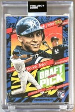 TOPPS PROJECT 2020 #200 DEREK JETER HOF by TYSON BECK 1993 YANKEES FREE SHIPPING
