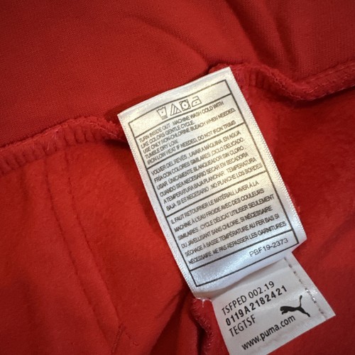 PUMA NEW Boy's full zip jacket hoody red Size Medium B578 Pockets retail $46 - Picture 6 of 6