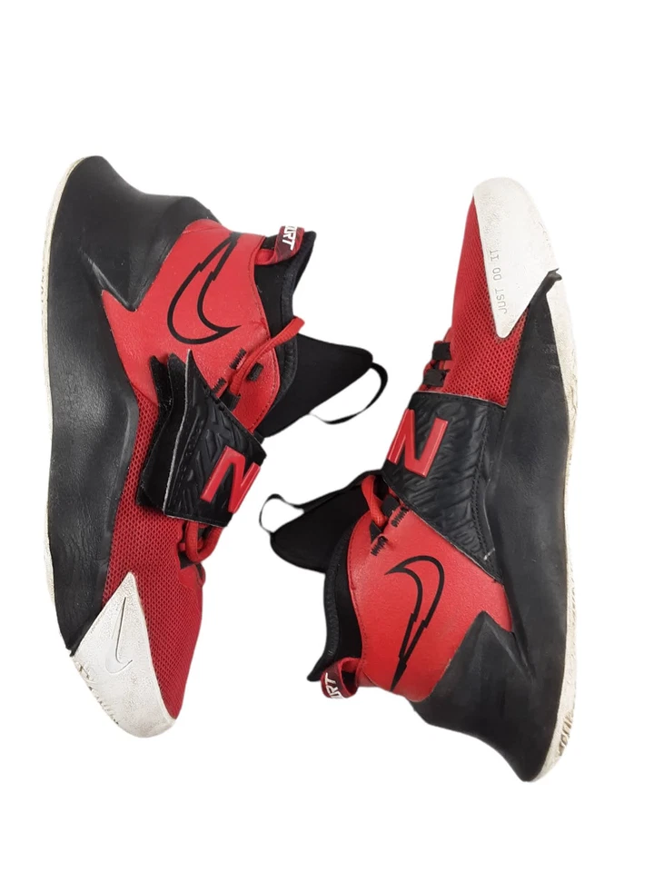 Nike Future Court 3 Negro Rojo Zapatos de Baloncesto Niños (Talla: 7y) CT2866-600 Foto 2 de 4