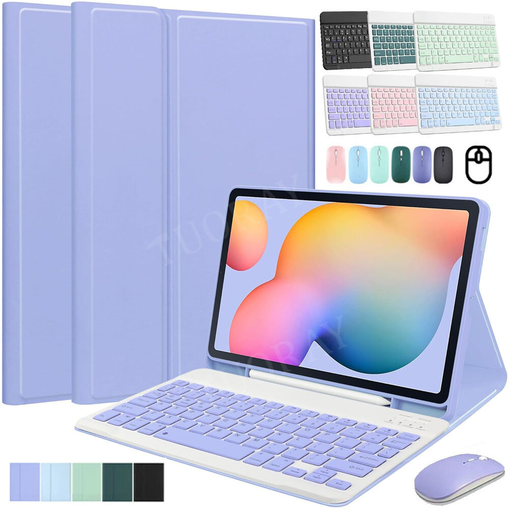 Bluetooth Keyboard Case Mouse For Samsung Galaxy Tab S6 Lite