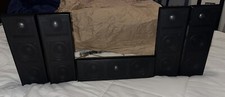 5 Five Black Samsung PS Home Theater Speaker System Set
