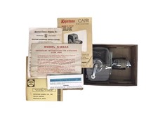 VINTAGE Keystone K-25 AX Capri 8mm wind up movie camera, in original box