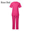 miniature 39 - 2Pcs Unisex Scrub Doctor Nurse Uniform Medical Healthcare Suit Hospital Workwear