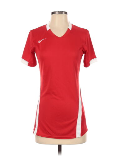 Nike Women Red Active T-Shirt S - image 1