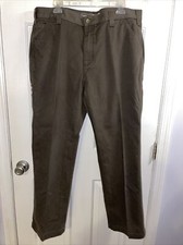 Mens Carhartt Twill Pants 38x30 Rugged Canvas Work Pant Relaxed Fit Distressed