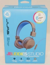 JLab Audio Wired On-Ear Headphones - Black/Blue