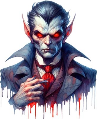 Farbe Halloween Gothic Vampir Wandbild Schlafzimmer Wohnmobil Vinyl Aufkleber Abziehbild