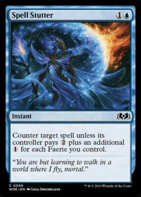 MTG Magic the Gathering Spell Stutter (69/475) Wilds of Eldraine LP