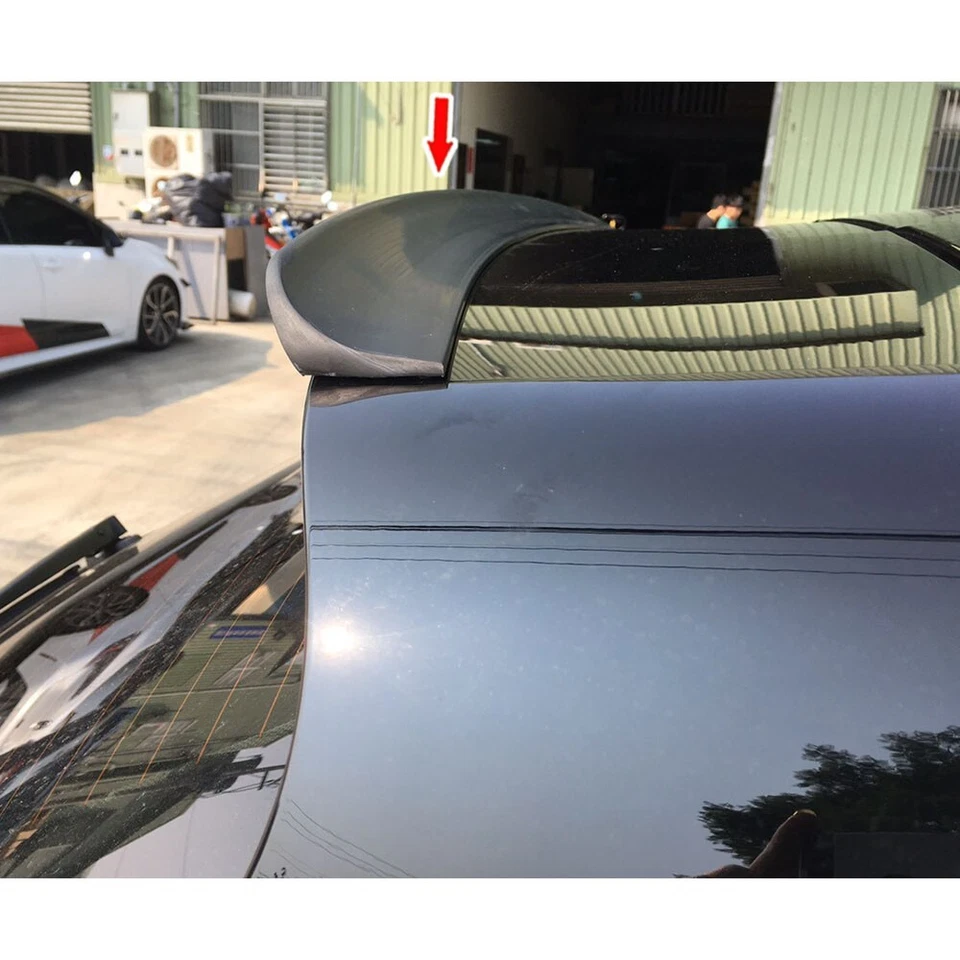Unpainted Black For Chevrolet VOLT 1st 5DR B Style Roof Lip Spoiler 2011-2014 Foto 4 de 4