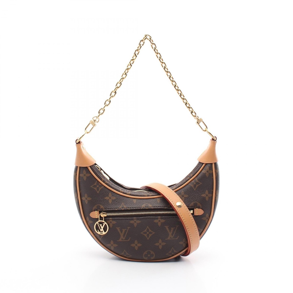 【ルイヴィトン・Louis Vuitton 】Loop Bag M81098 LOUIS VUITTON loop chain Shoulder Bag M81098 Monogram