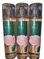  3 BRAND NEW Bath  Body Works 'ROSE' Fine Fragrance Mist - 8 oz.