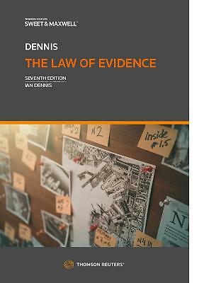 The Law of Evidence by Professor Ian Dennis (Paperback, 2020)