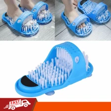 Foot Scrubber Brush Slipper Massage Wash Easy Cleaner Bath Shower Spa Scrub Feet