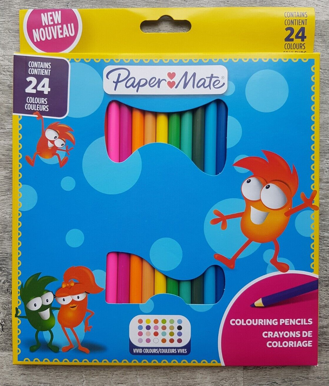Paper Mate Colouring Pencils - pack of 24 pencils
