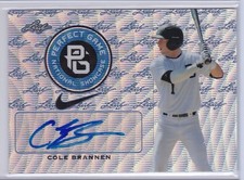 2016 COLE BRANNEN Leaf Perfect Game Showcase Metal Purple Holo Wave AUTO RC /10