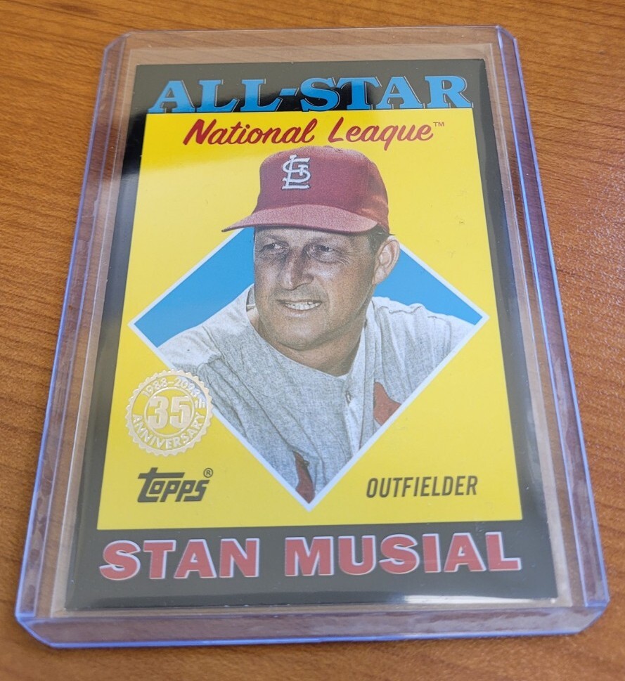 2023 Topps Series 2 - 1988 Topps All-Star Baseball Stan Musial #88AS-48 Black /299