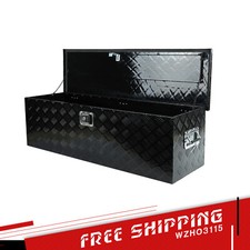 Aluminum 49x15x15 Truck Storage Tool Box Pickup Flat Trailer Bed Underbody