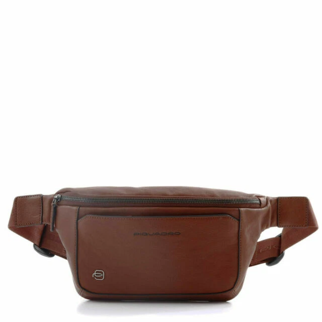 Borse da uomo marsupi marrone in pelle