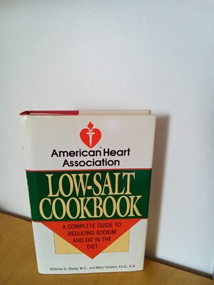LOW-SALT COOKBOOK---RODMAN D. STARKE, M.D. & MARY WINSTON, Ed.D.,R.D.-HC/DJ-