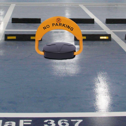 Automatic Parking Lock Car Park Driveway Guard Space Barrier Lock w/ 2 Remote - Picture 2 of 12