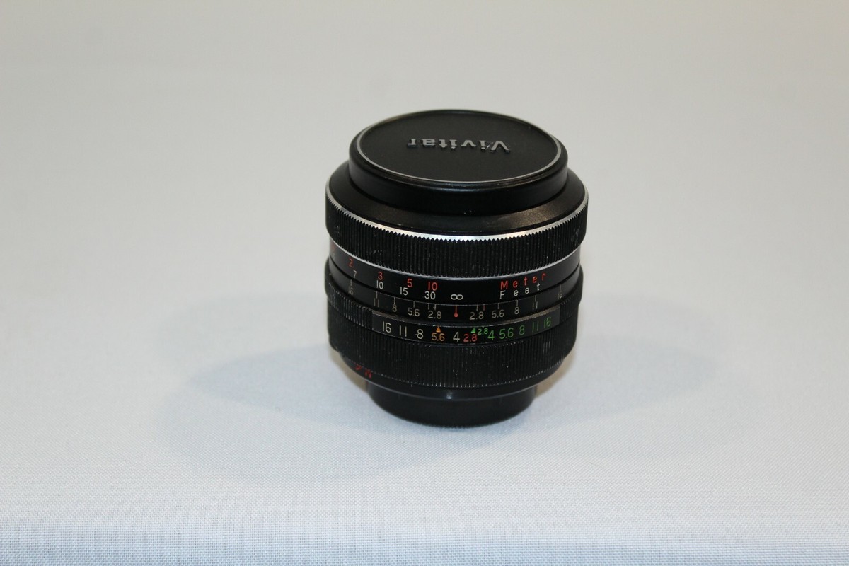 Vintage Vivitar Auto Lens Wide Angle 35 mm F: 2.8 NO