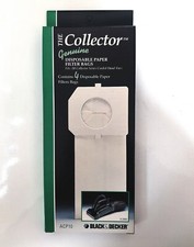 Black and Decker The Collector Disposable Filter Bags 4 ACP10 filters for AC8000