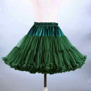 Retro Underskirt 50 s Swing Vintage Petticoat Dance Rockabilly Tutu Skirt green