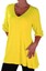 Womens-Fashion-3-4-Sleeve-V-Neck-Plain-Long-Casual-Plus-Size-Blouse-Tunic-Top