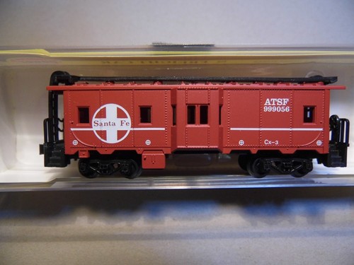 N - Modelo Power 3126 - Caboose ventana bahía, Santa Fe ATSF Knuck cpl | Zustand: Used