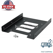 2.5" to 3.5" Bay SSD Metal Hard Drive HDD Mounting Bracket Adapter Dock / Tray