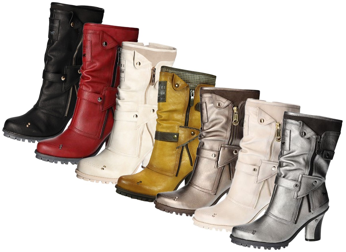 Mustang Damen Stiefeletten Warmfutter Stiefel 1141-606 - Main Image