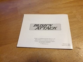 Rush 'N Attack Nintendo NES Anleitung Spielanleitung Manual