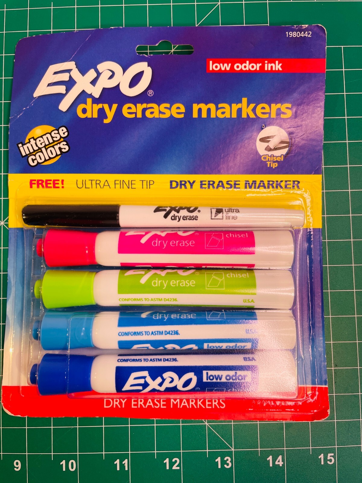 Expo Dry Erase Markers Eraser Low Odor Ink Piece Office School Art Set of 11