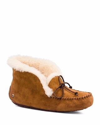 uggpure alena suede slipper bootie