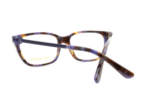Tory Burch TY 2107 1876 Eyeglasses Glasses Purple Brown Multi Tortoise 52-15-140 - Imagen 3 de 8