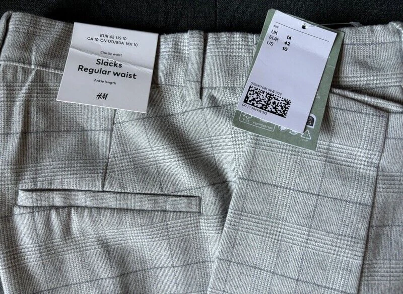 Bnwt H&M trousers in size 42 or UK 14 - Image 2 of 3