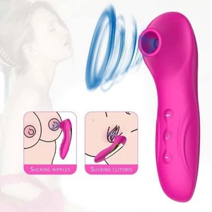 Sucking Vibrator 10-Speed G-spot  Massager Dildo Clit Sucker Women Sex Toys - Picture 3 of 28
