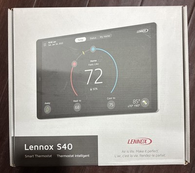 Lennox S40 Smart Thermostat with 7'' Touchscreen (22V24)