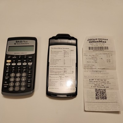 (Texas Instruments) Advanced Financial Calculator (BA II Plus) Business Analyst