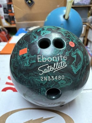 Used Ebonite Satellite Rubber Bowling Ball 14 Pounds