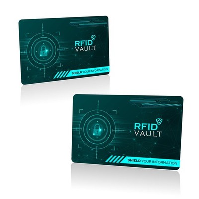 RFID VAULT 2er Set NFC Block Karte Anti-Phishing Schutz EC Kreditkarte Ausweis