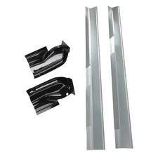 Left + Right Outer Rocker Panels & Cab Corners Set for Ford F-150 2009-2014