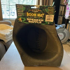 Two (2) Design Engineering,Inc. DEI Boom Mat #050370 Speaker Baffles 6”x8” Oval