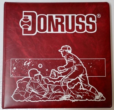 Vintage Donruss Baseball 3-ring binder & 50 Ultra Pro 9-pocket acid-free sleeves