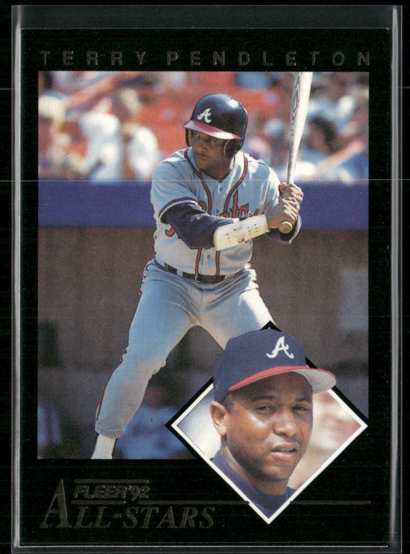 Terry Pendleton 1992 Fleer All-Stars #15 Atlanta Braves