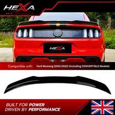 Ford Mustang Blade Style Rear Boot Spoiler Lip Wing Body Kit Gloss Black 2015-22