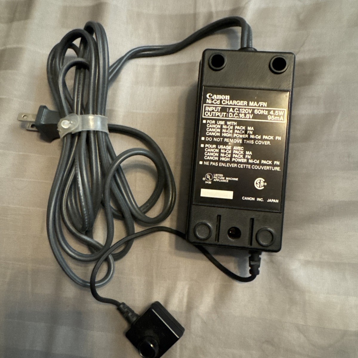 Rare - Canon Ni-Cd Battery Charger MA/FN 120v For F-1 Camera AE