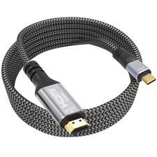 USB C to HDMI Cable, 4K 60Hz Braided Type-C, 15 FT